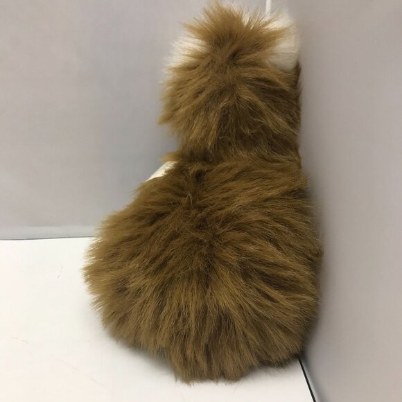 Vintage 1980s Applause Fuzzles Owl Brown Hairy Plush Stuffed Animal Soft Toy 14" - Picture 7 of 10